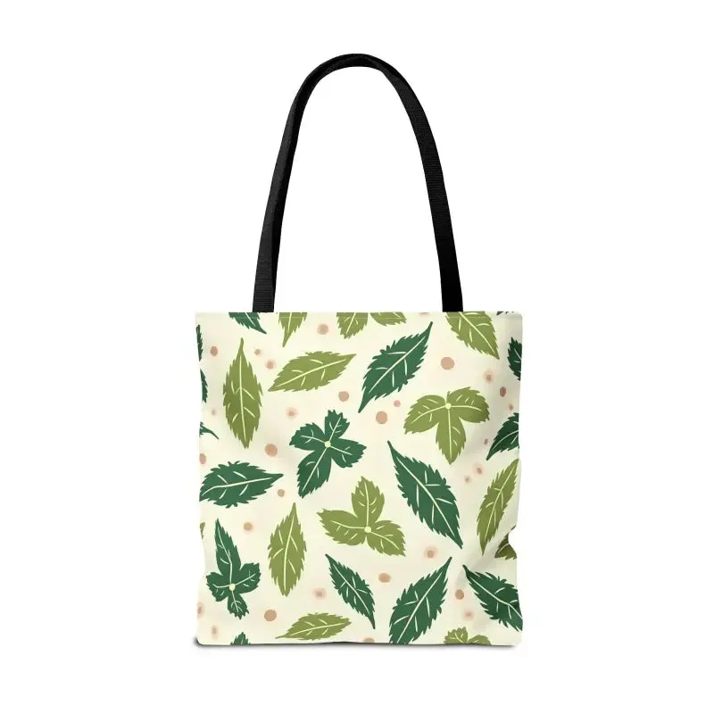 Eco Leaf Pattern Tote Bag Everyday Style