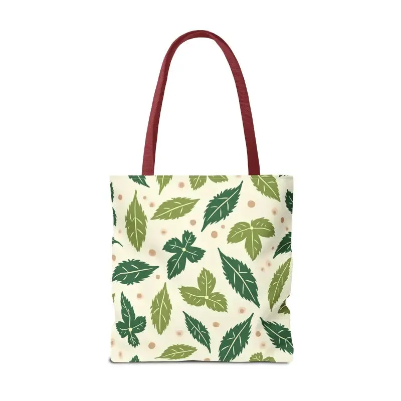 Eco Leaf Pattern Tote Bag Everyday Style