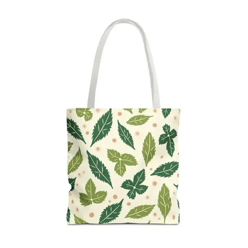 Eco Leaf Pattern Tote Bag Everyday Style