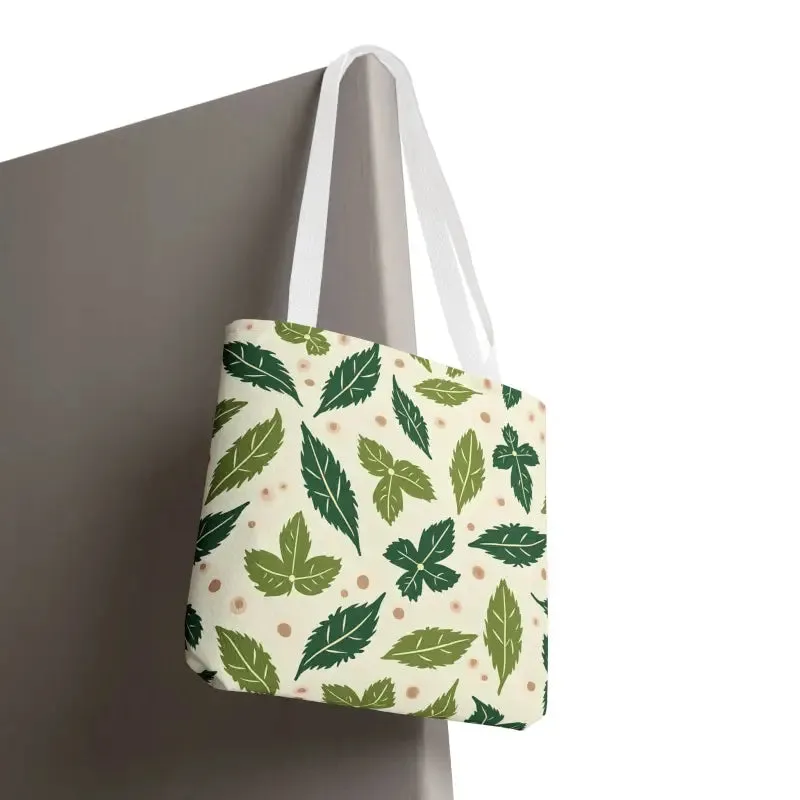 Eco Leaf Pattern Tote Bag Everyday Style