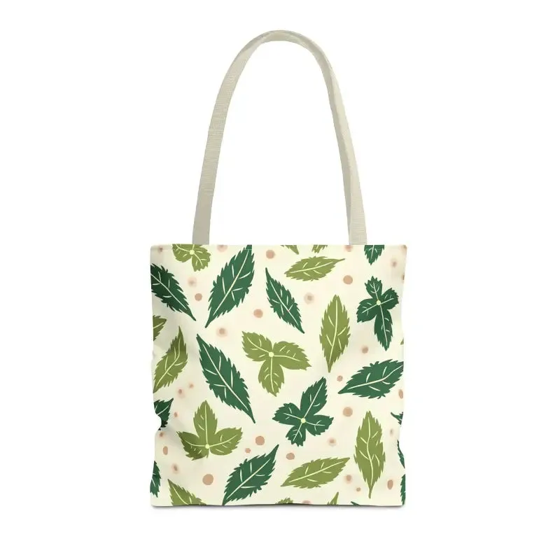 Eco Leaf Pattern Tote Bag Everyday Style