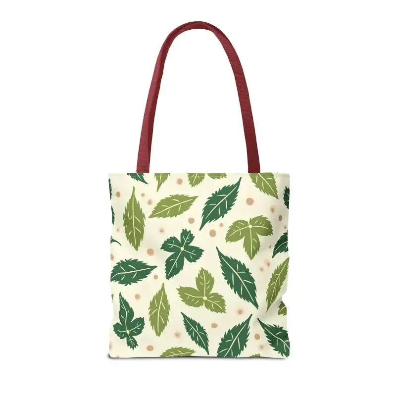 Eco Leaf Pattern Tote Bag Everyday Style