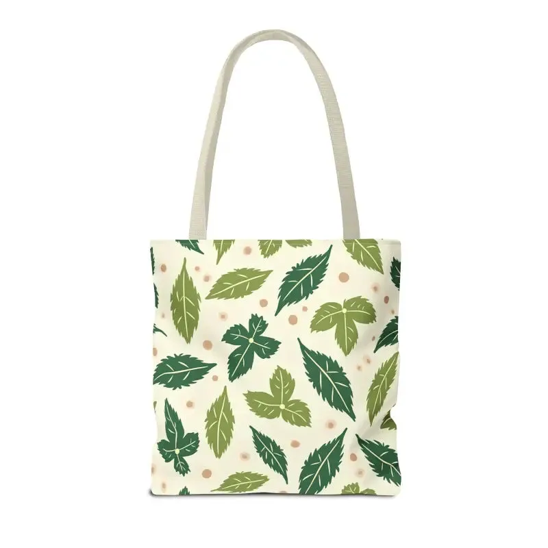 Eco Leaf Pattern Tote Bag Everyday Style