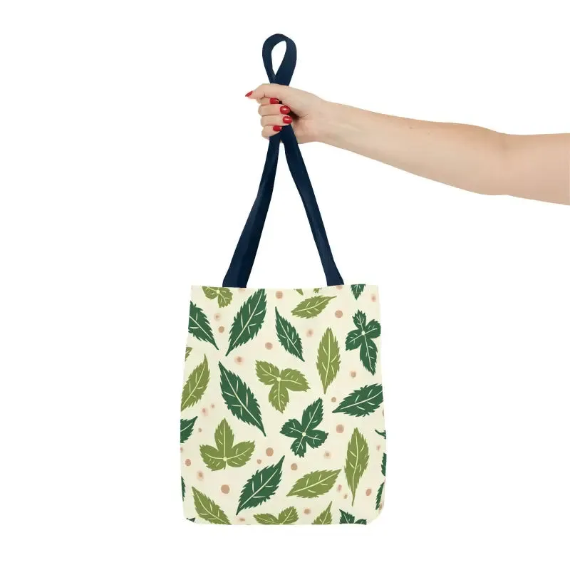 Eco Leaf Pattern Tote Bag Everyday Style