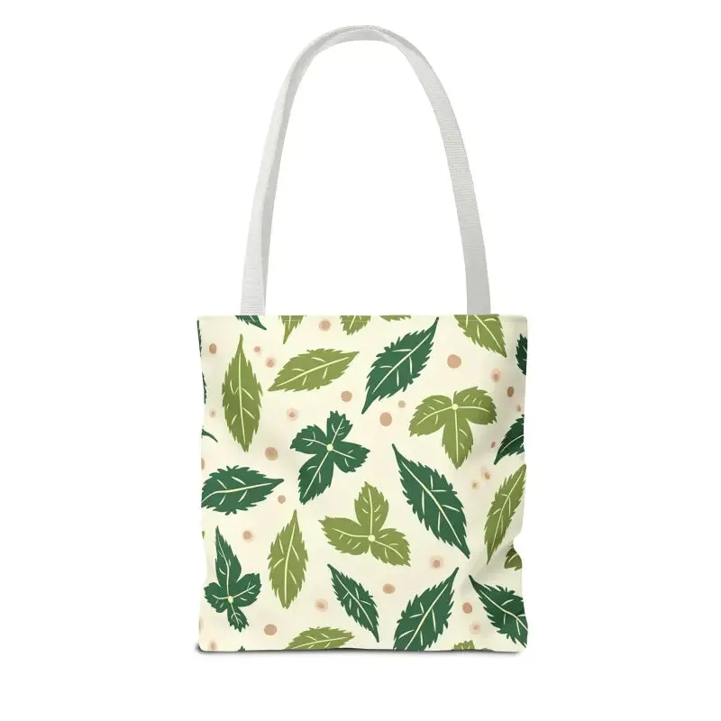 Eco Leaf Pattern Tote Bag Everyday Style