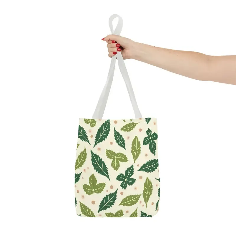 Eco Leaf Pattern Tote Bag Everyday Style