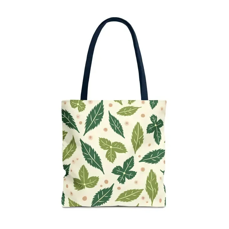 Eco Leaf Pattern Tote Bag Everyday Style