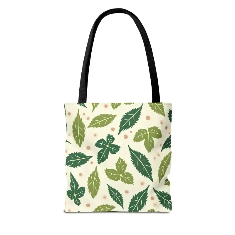 Eco Leaf Pattern Tote Bag Everyday Style