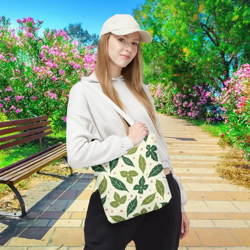 Eco Leaf Pattern Tote Bag Everyday Style