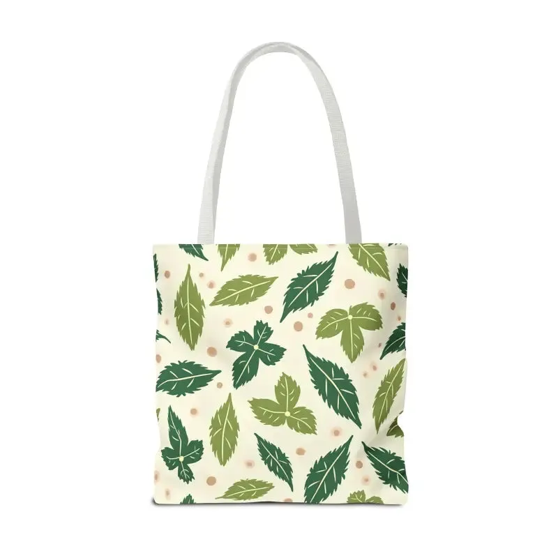 Eco Leaf Pattern Tote Bag Everyday Style