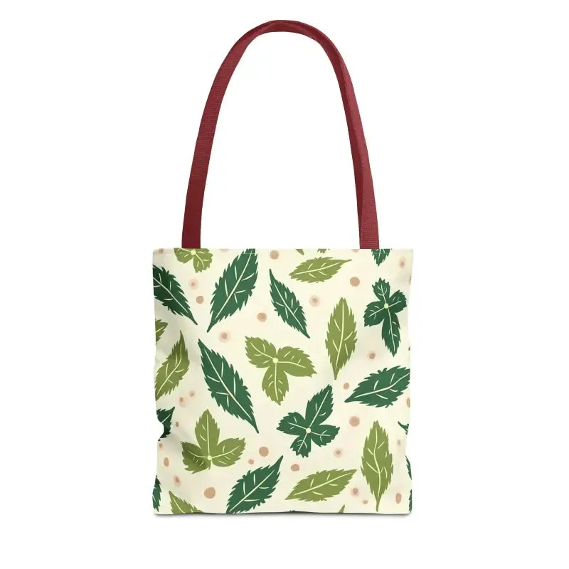 Eco Leaf Pattern Tote Bag Everyday Style