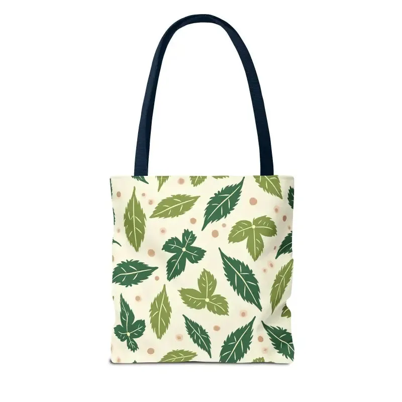 Eco Leaf Pattern Tote Bag Everyday Style