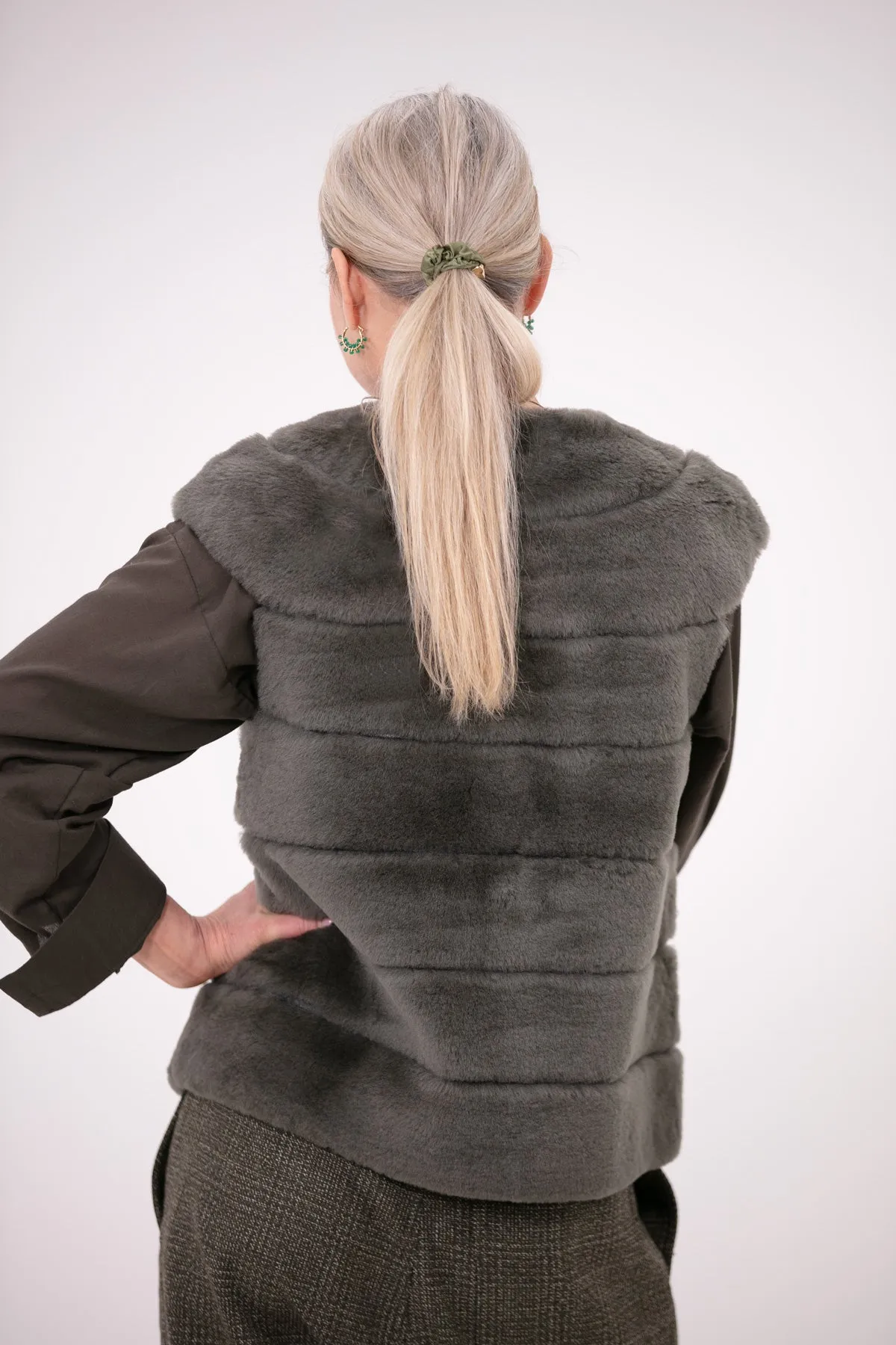 Edie Shearling Waistcoat