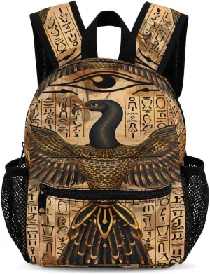 Egyptian Papyrus Depicts The Eye of Horus Backpack Cute Laptop Bag Mini Shoulder Bags Travel Casual Daypacks 13 Inch