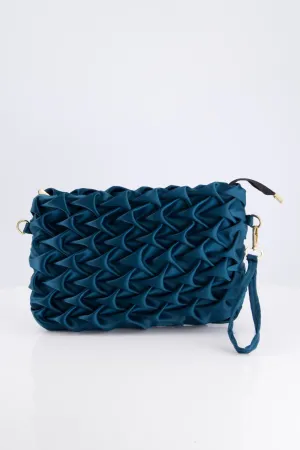 Elegance Clutch Deep Teal
