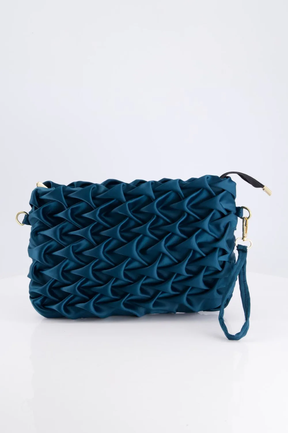 Elegance Clutch Deep Teal