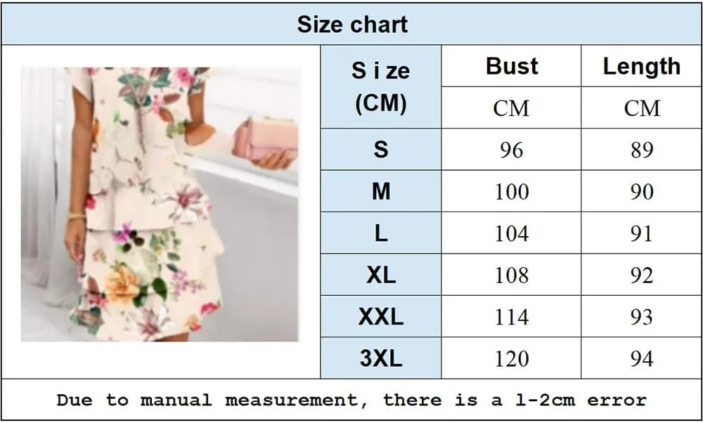Elegant Multi-Plant Floral Print Cascade Dress - Soft Blend for Summer Weddings & Garden Parties