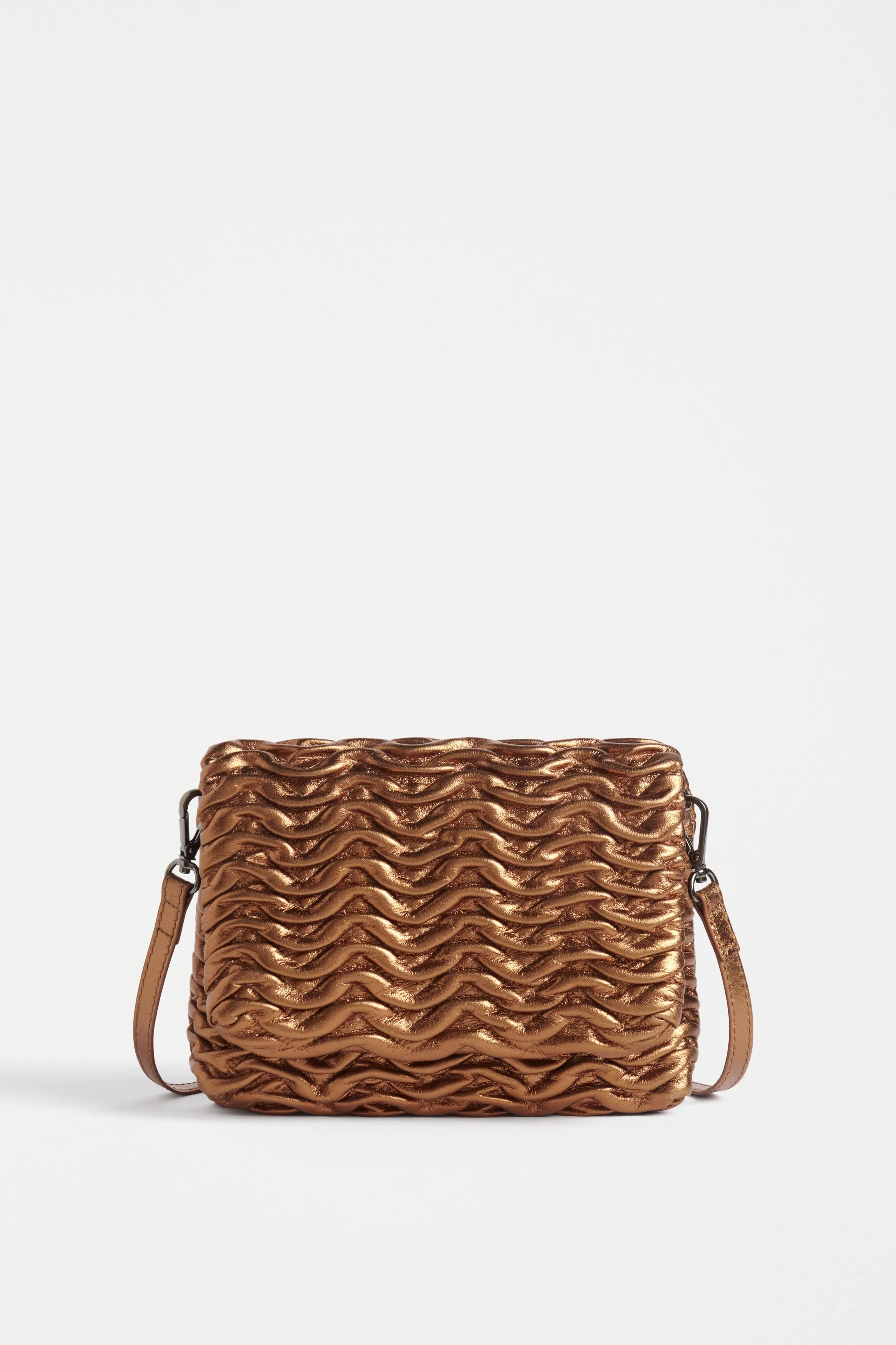 Elk Plissi Crossbody Bronze