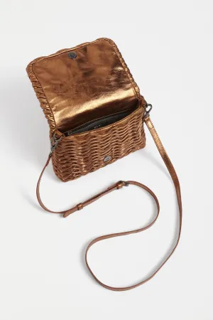 Elk Plissi Crossbody Bronze