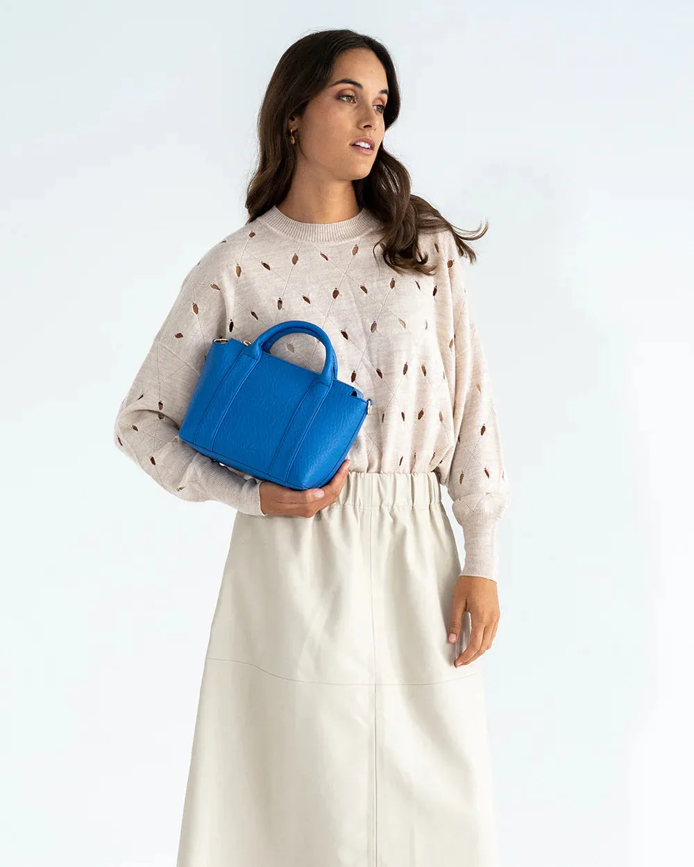 ELMS KING : Baby Messina Tote - Blue