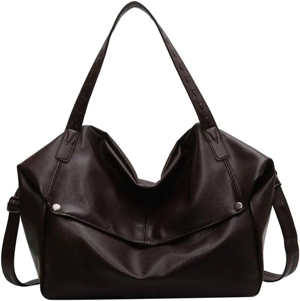 Epsion Large Tote Bags for Women PU Vegan Leather Shoulder Bag Handbags and Purses Top Handle Bag with 2 Removable Strap