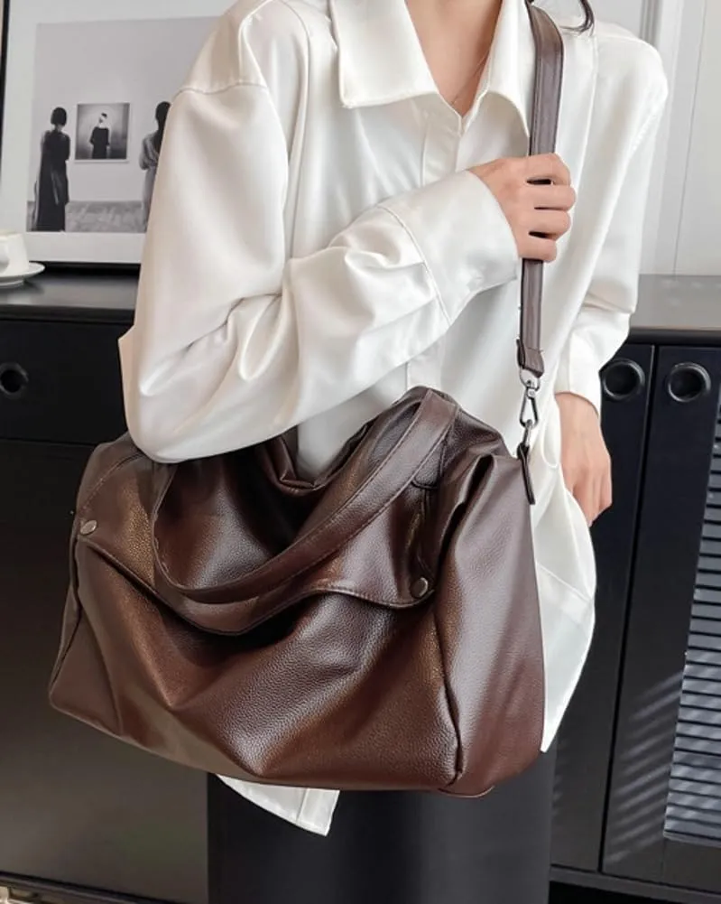Epsion Large Tote Bags for Women PU Vegan Leather Shoulder Bag Handbags and Purses Top Handle Bag with 2 Removable Strap