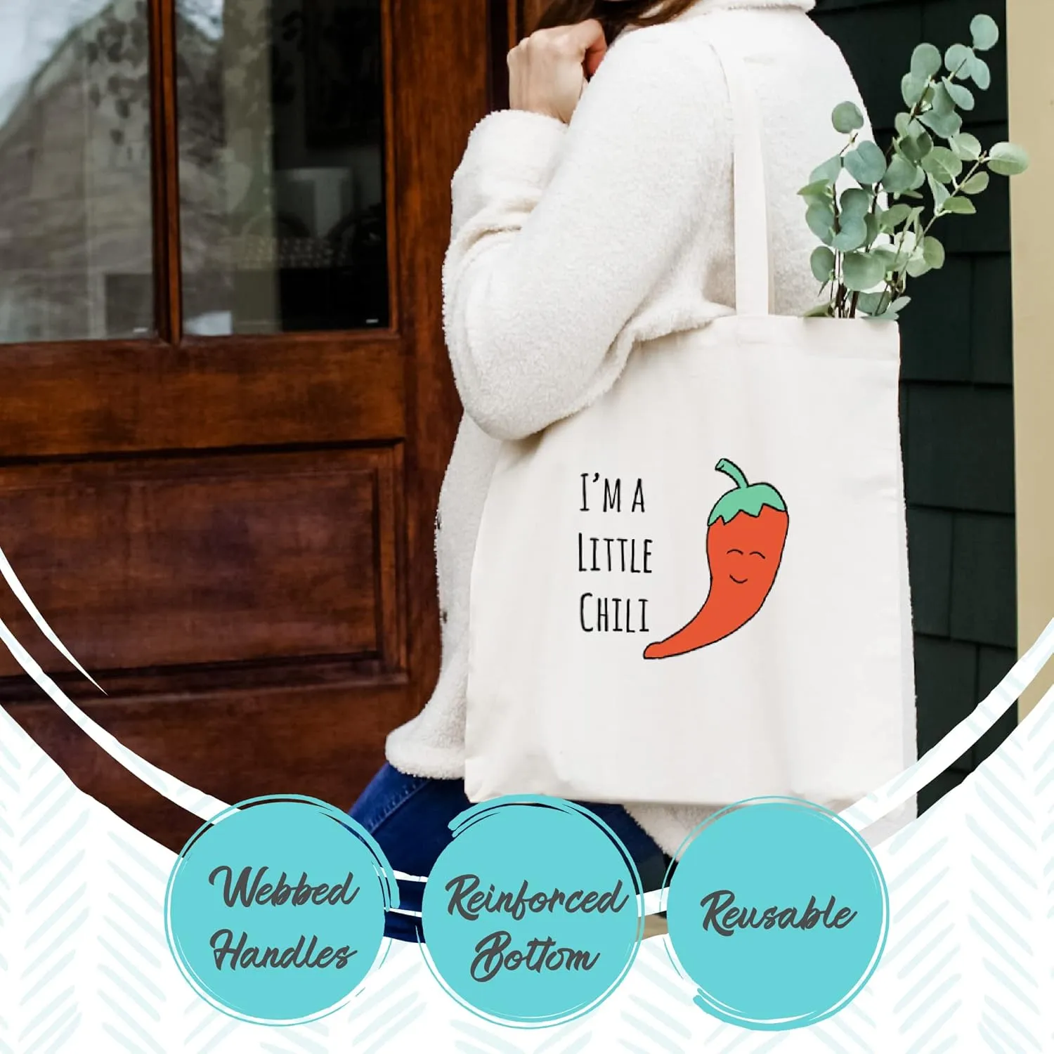 Every Now And Then I Fall Apart (Taco), 100% Cotton Canvas, Natural Tote Bag, Full-Color Tote, Funny Design
