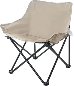 Family Picnic Chairs, Chair Portable, Portable Camp Chair for Adults, Fishing Chair, Folding Design, with Lumbar Support, Oversized Camping Folding Chair, for Hiking Mountaineering, Beach (Color : D
