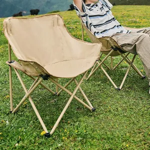 Family Picnic Chairs, Chair Portable, Portable Camp Chair for Adults, Fishing Chair, Folding Design, with Lumbar Support, Oversized Camping Folding Chair, for Hiking Mountaineering, Beach (Color : E