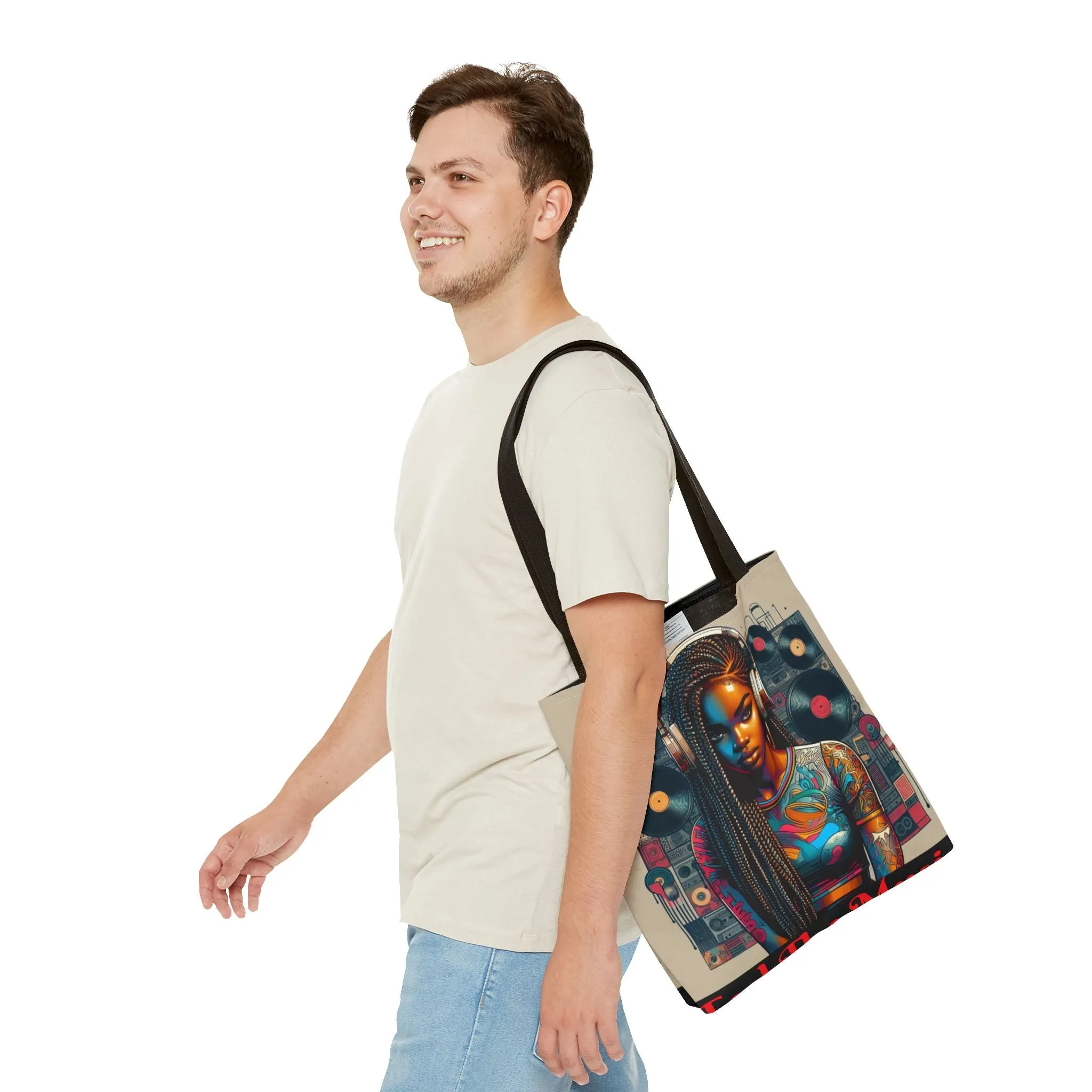 Feel The Music Tote Bag (AOP) #FM2