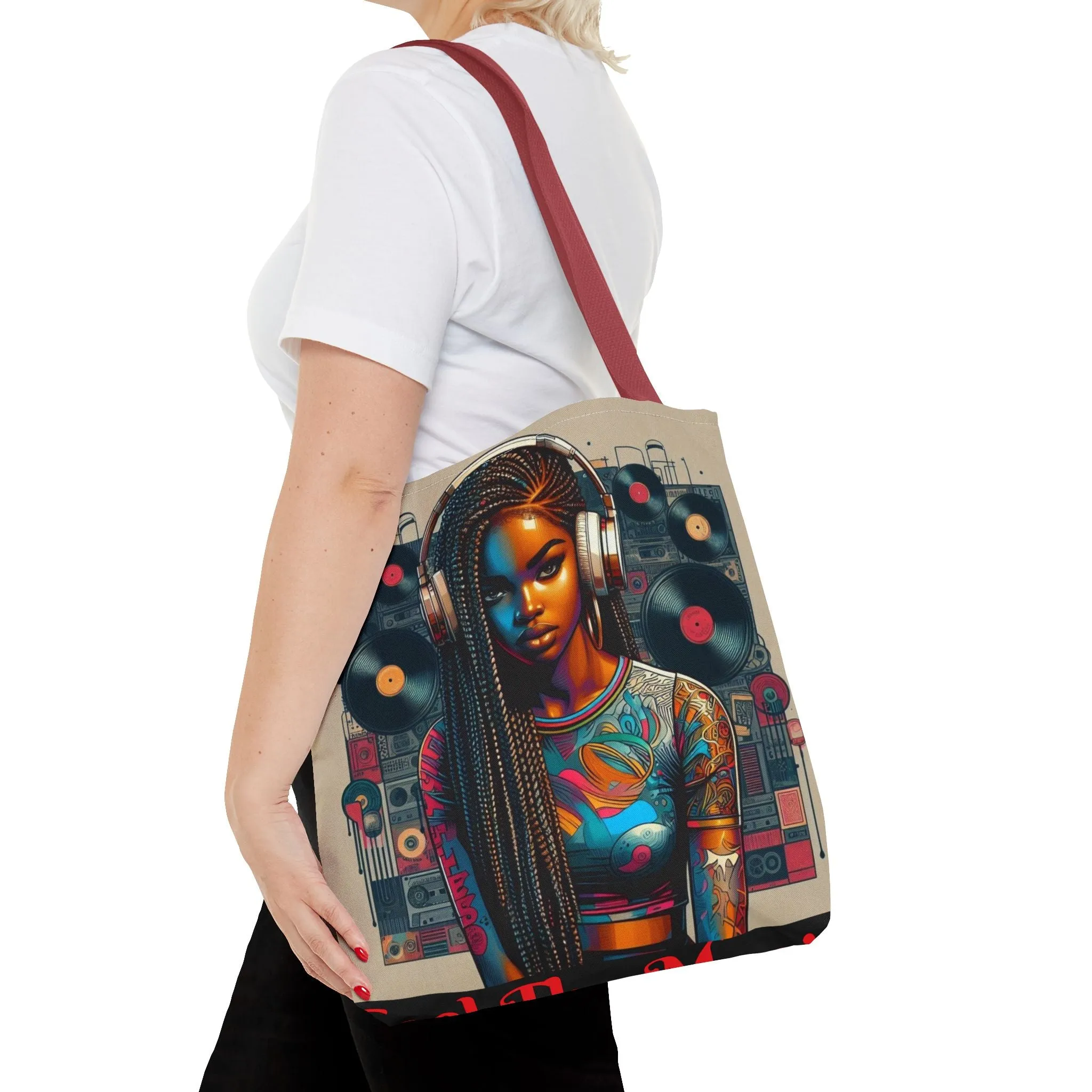Feel The Music Tote Bag (AOP) #FM2