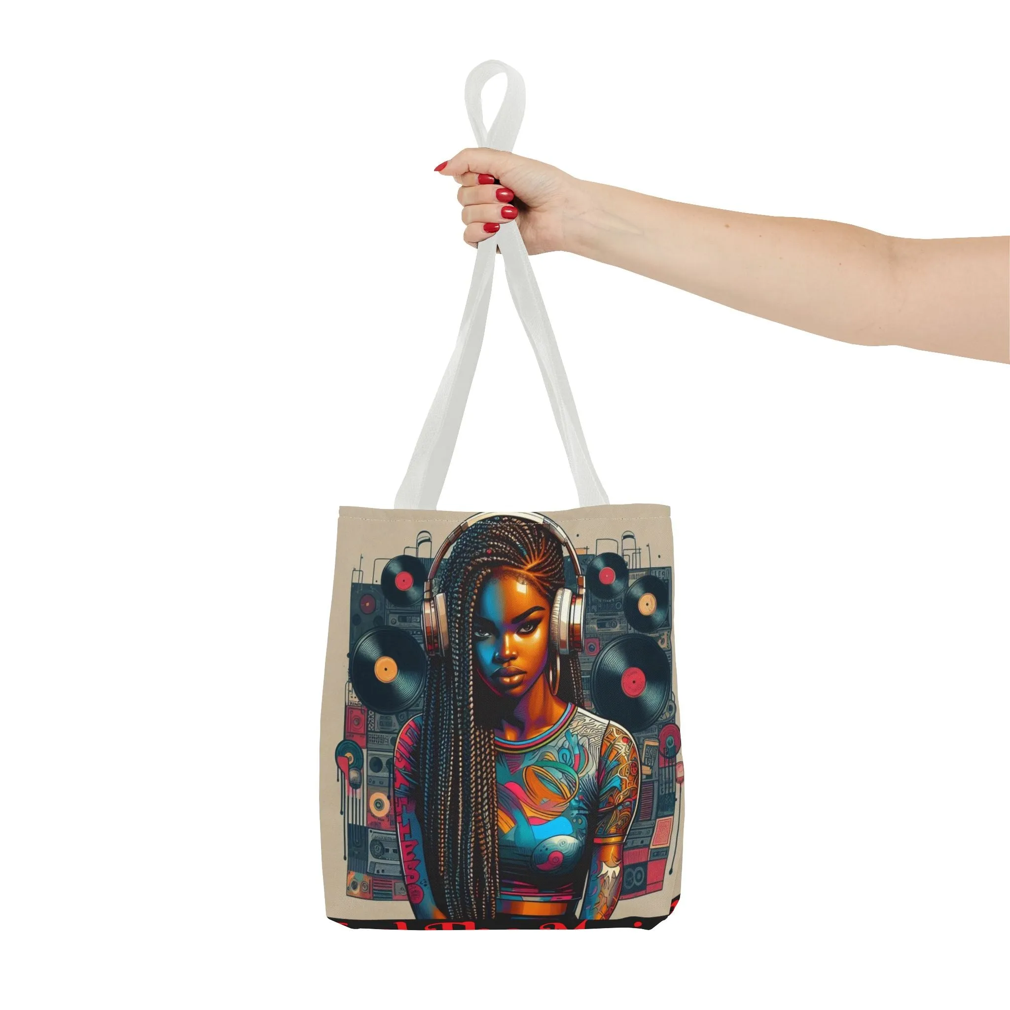 Feel The Music Tote Bag (AOP) #FM2