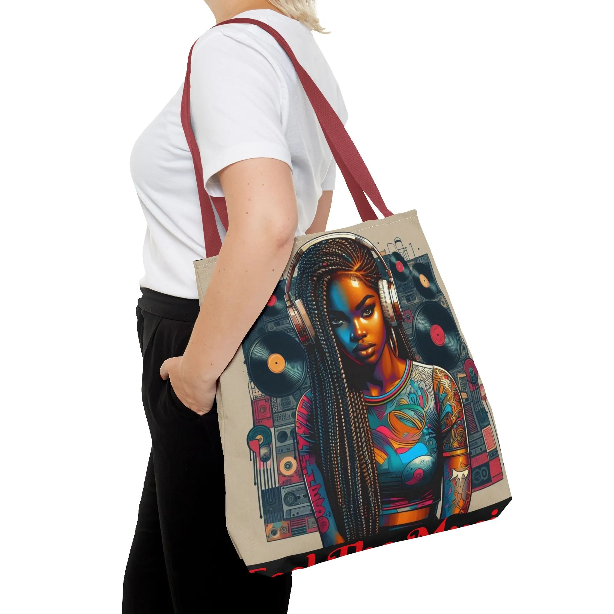 Feel The Music Tote Bag (AOP) #FM2