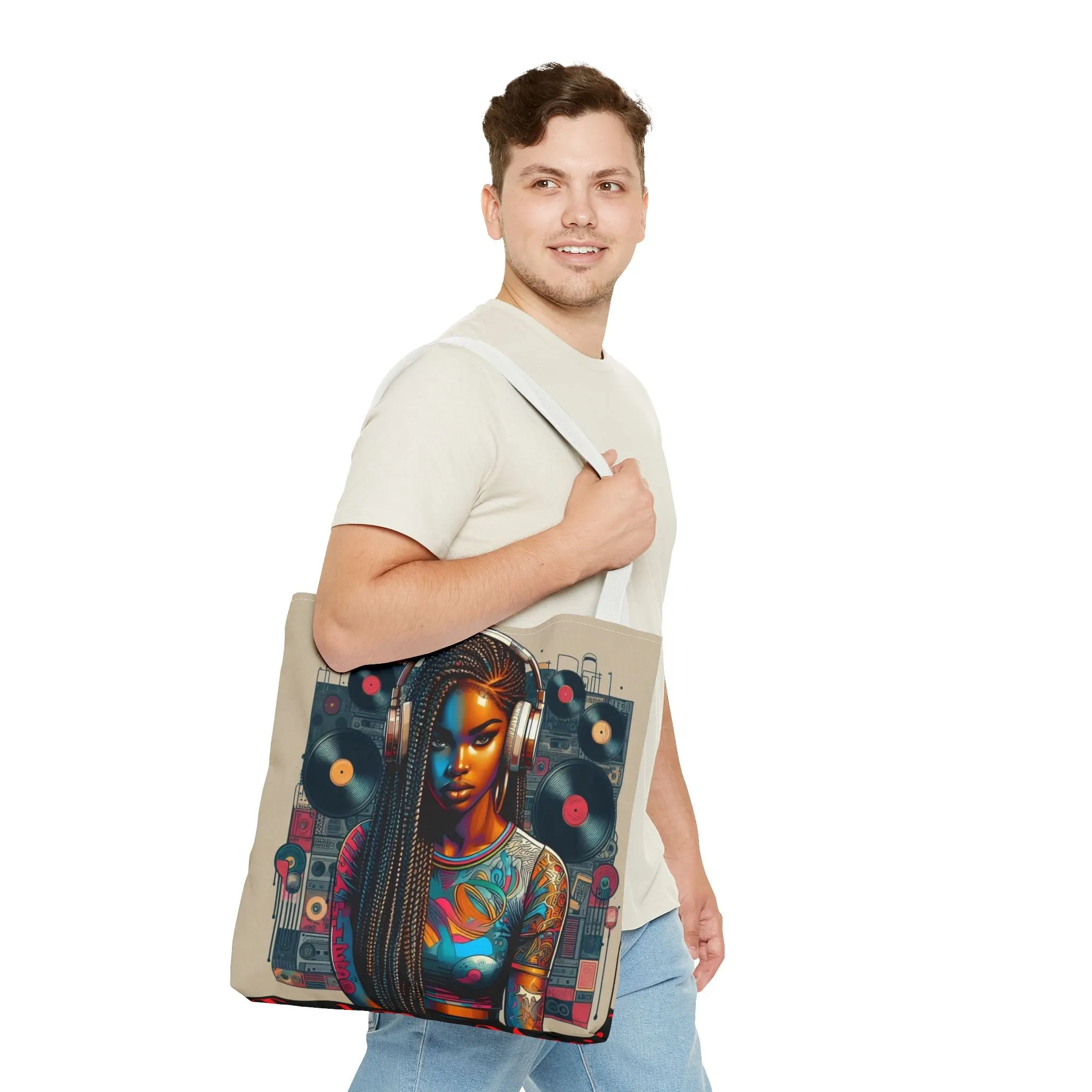 Feel The Music Tote Bag (AOP) #FM2