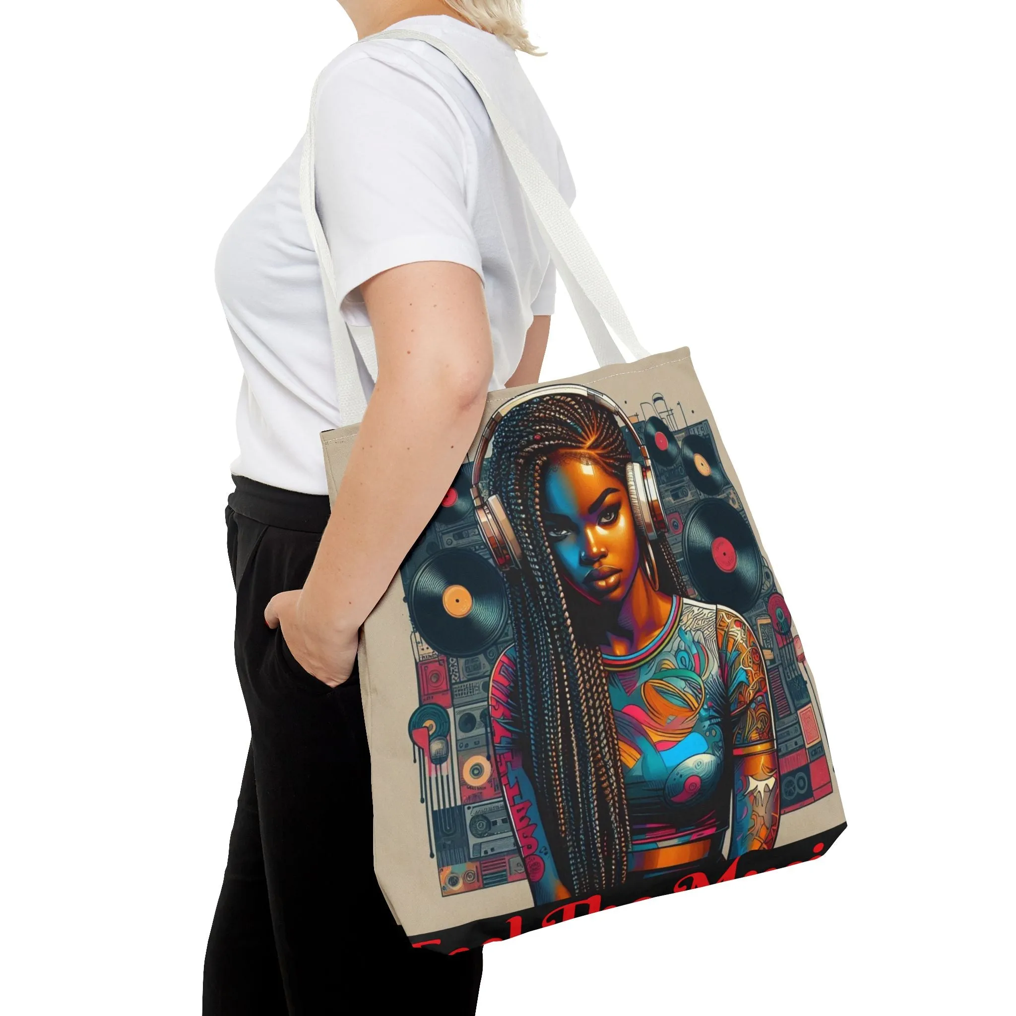 Feel The Music Tote Bag (AOP) #FM2