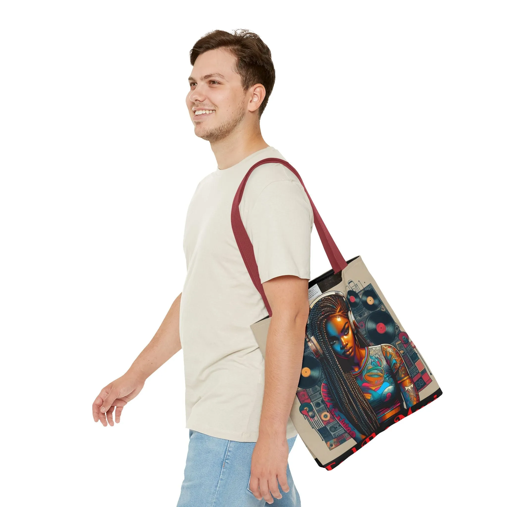 Feel The Music Tote Bag (AOP) #FM2