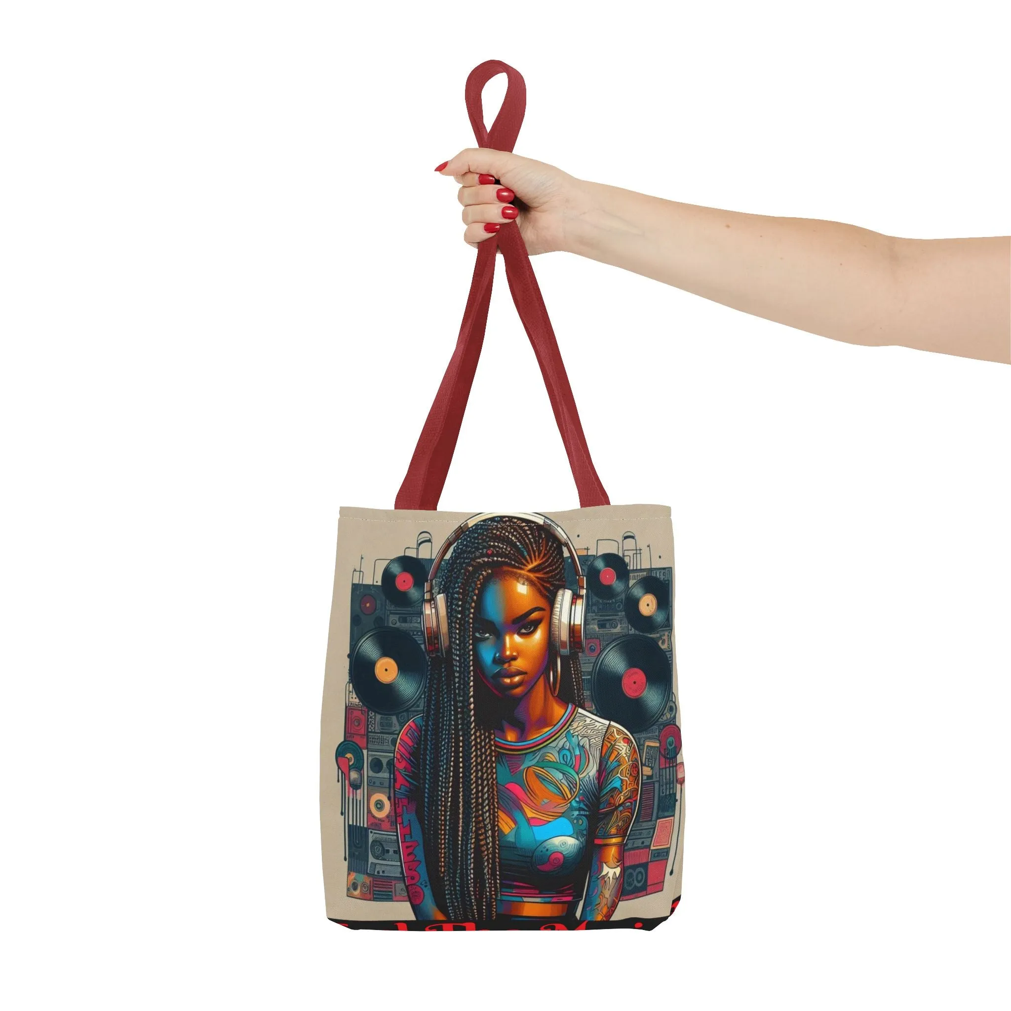Feel The Music Tote Bag (AOP) #FM2