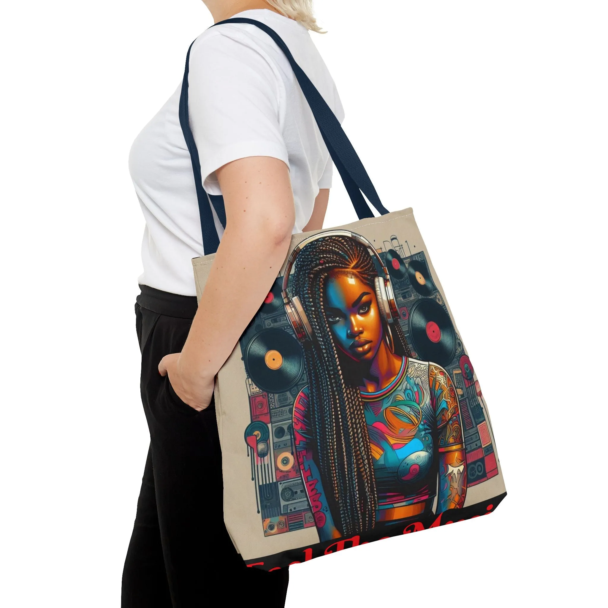 Feel The Music Tote Bag (AOP) #FM2