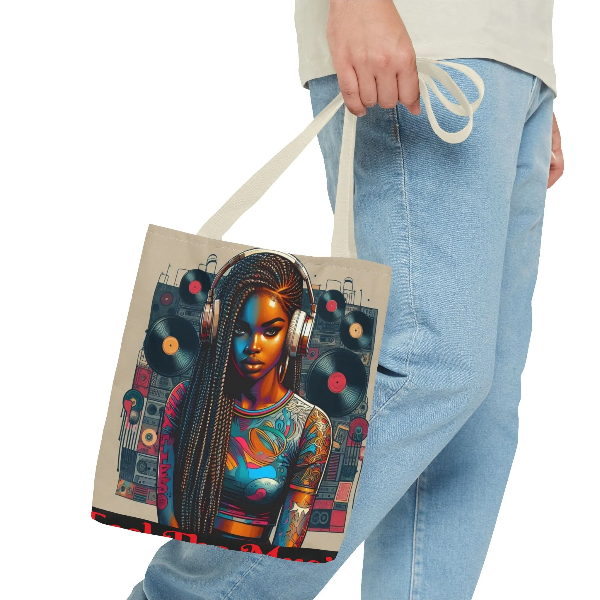Feel The Music Tote Bag (AOP) #FM2