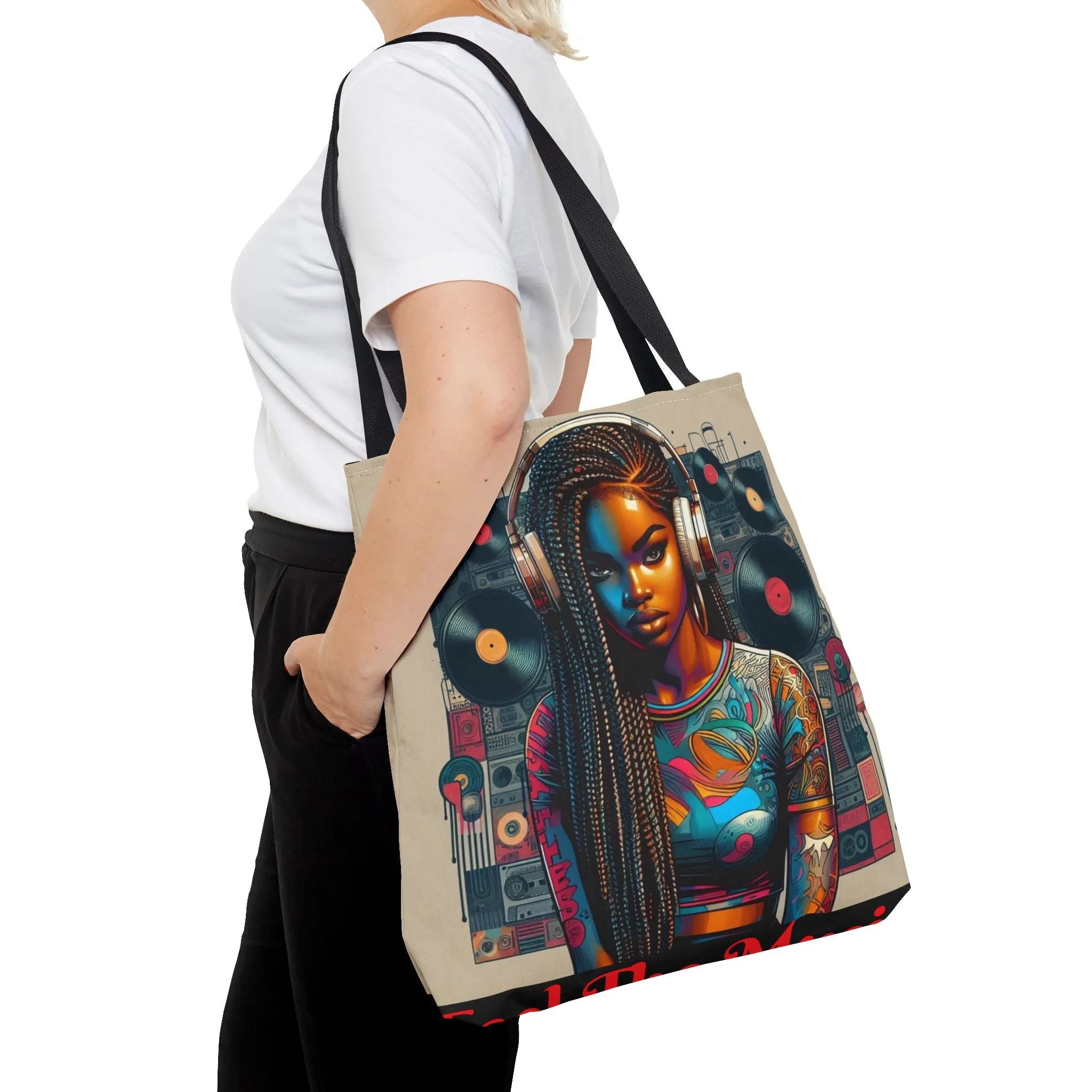 Feel The Music Tote Bag (AOP) #FM2