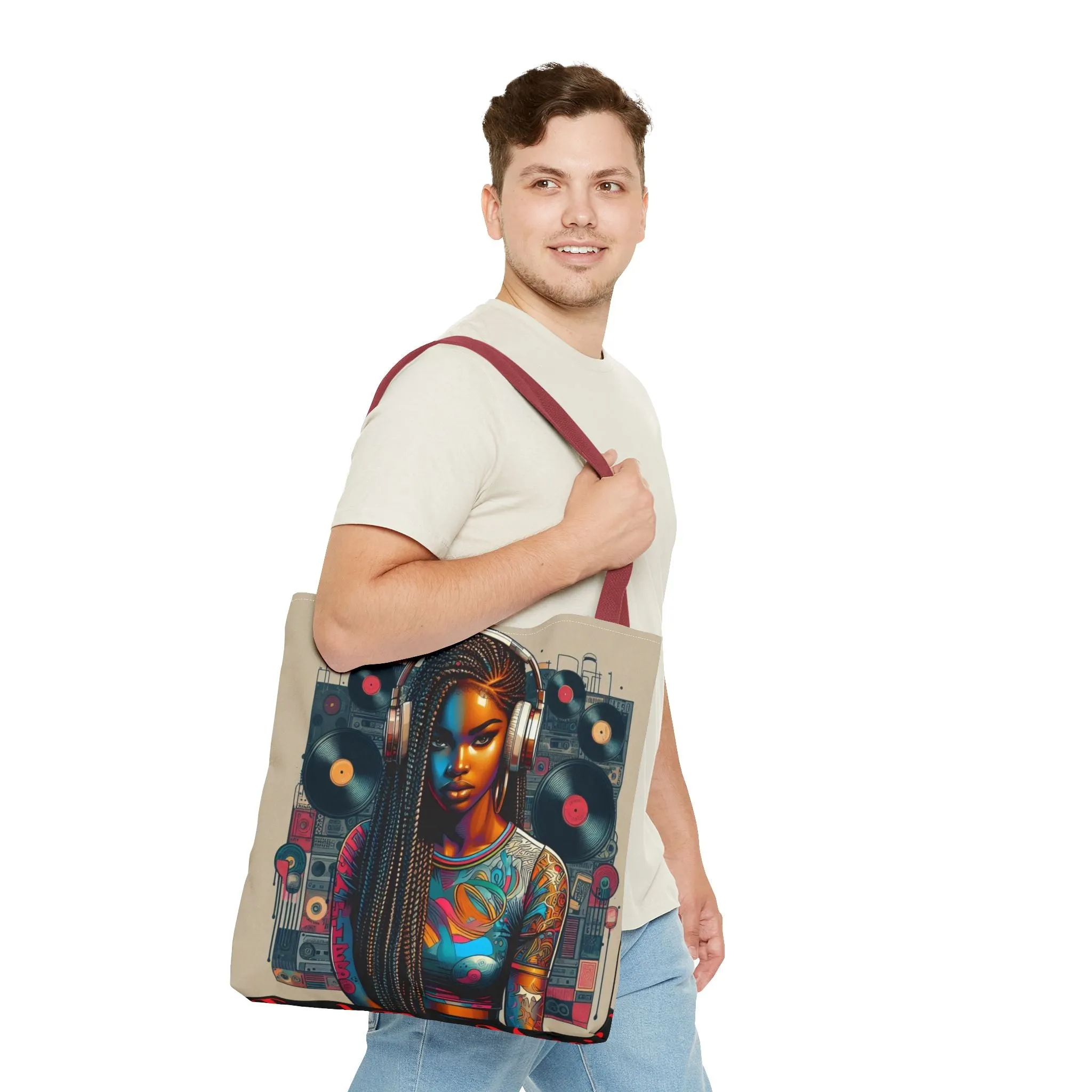 Feel The Music Tote Bag (AOP) #FM2