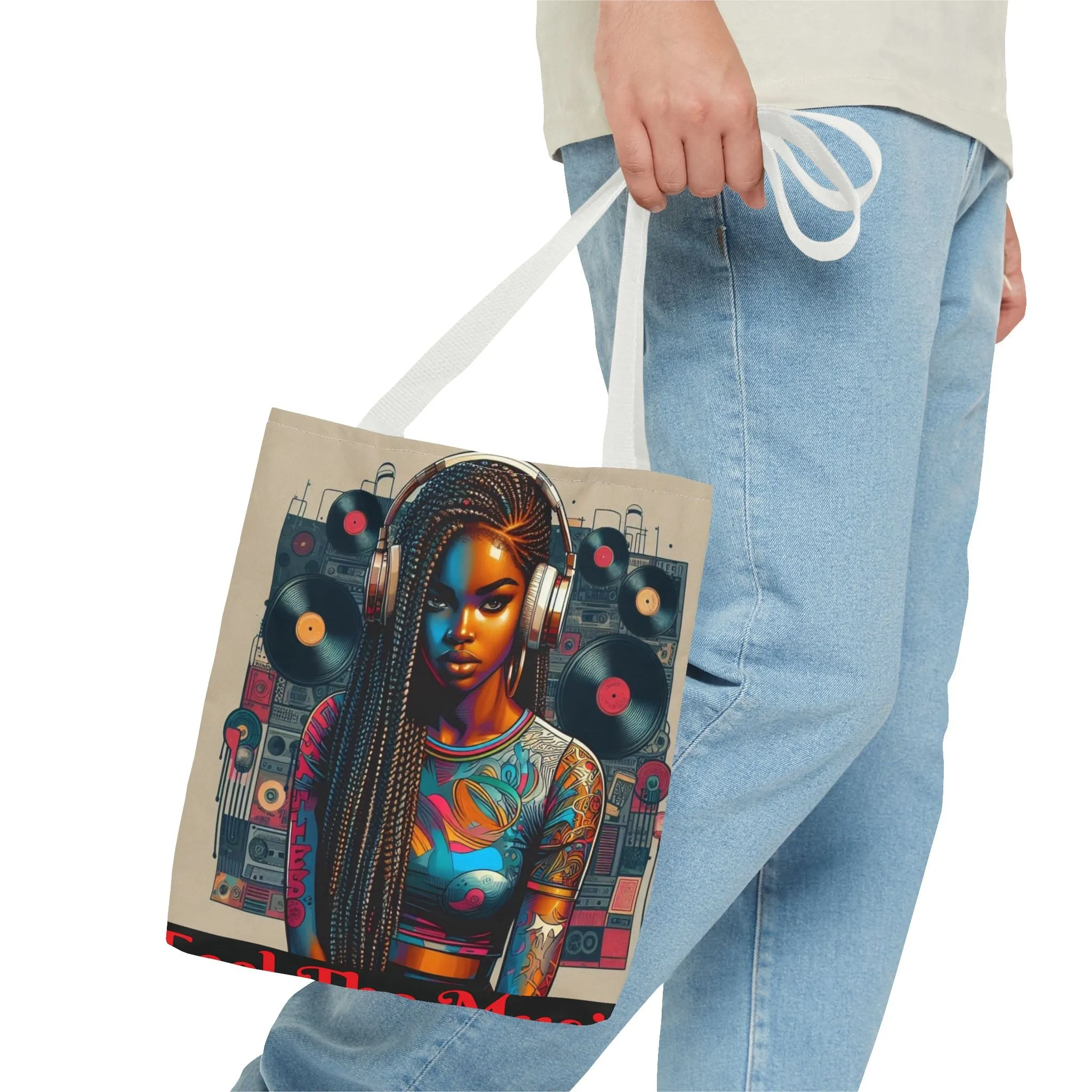 Feel The Music Tote Bag (AOP) #FM2