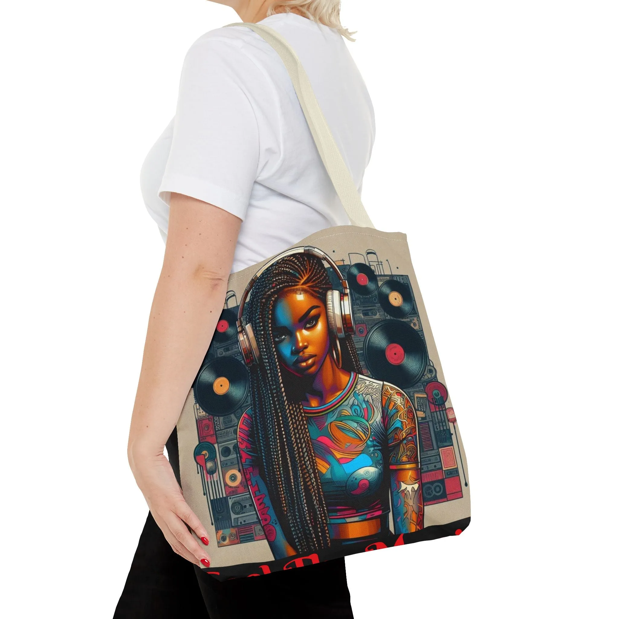 Feel The Music Tote Bag (AOP) #FM2