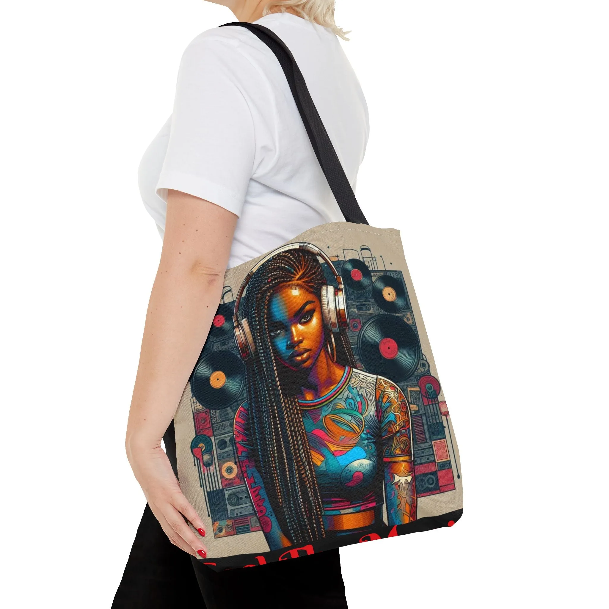 Feel The Music Tote Bag (AOP) #FM2