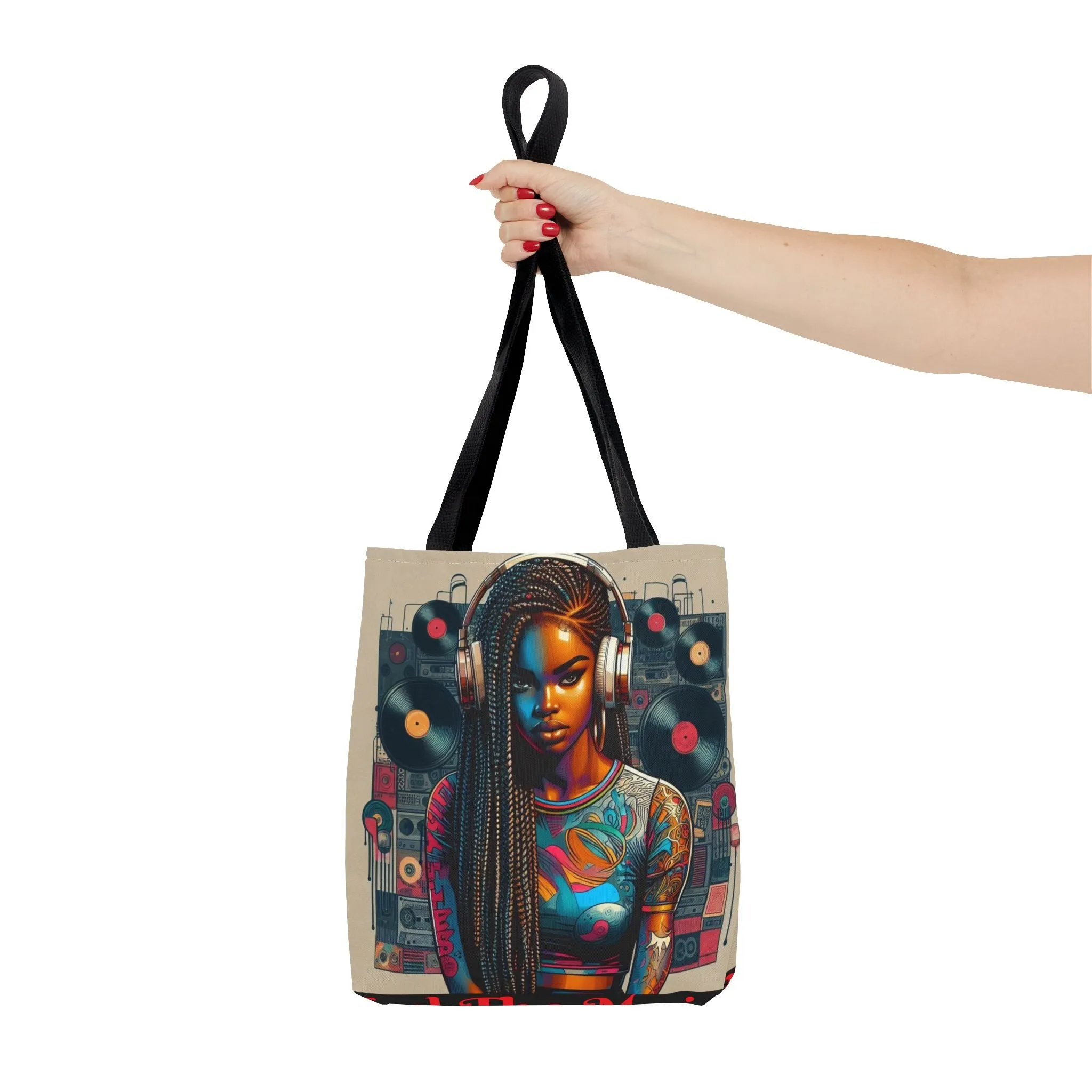 Feel The Music Tote Bag (AOP) #FM2
