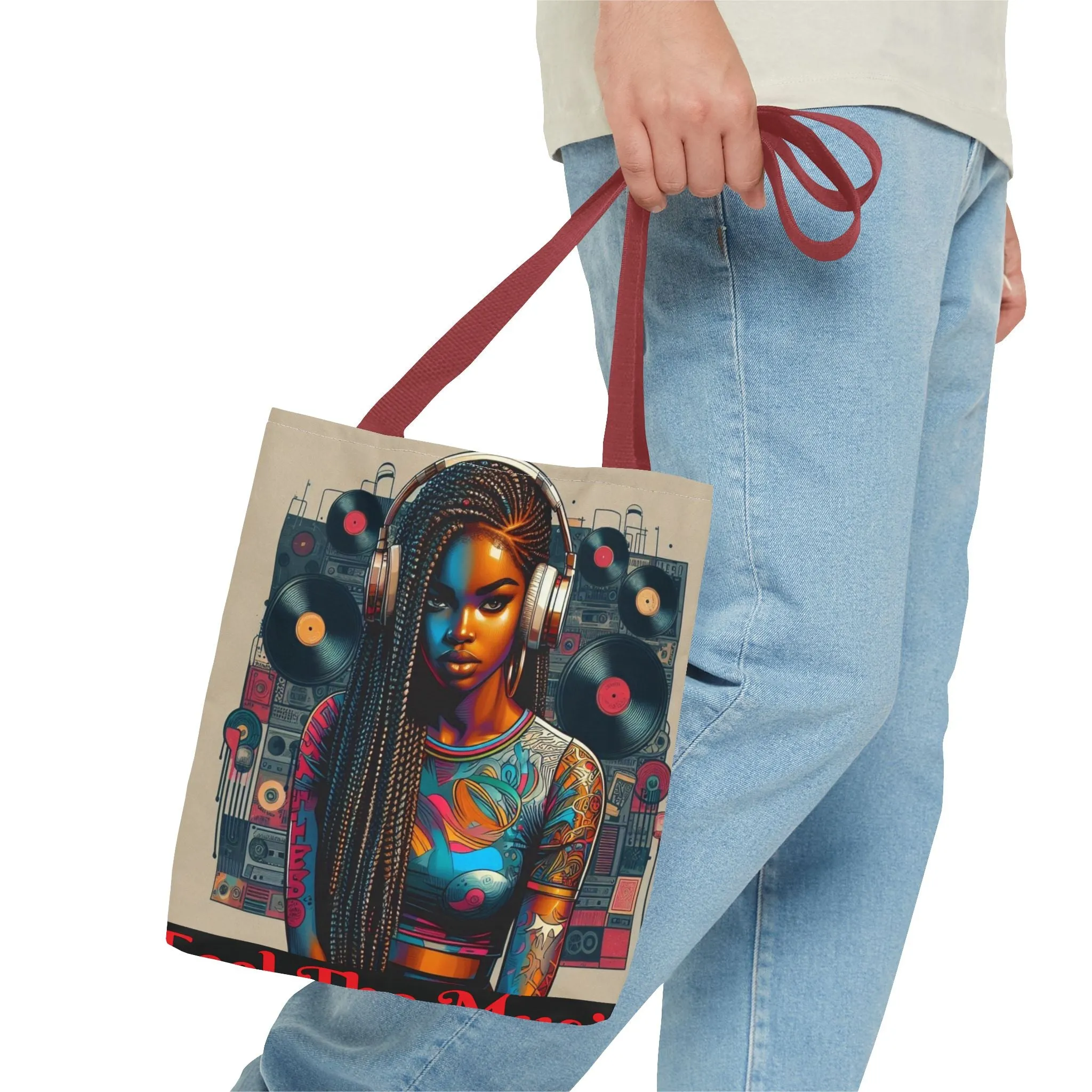 Feel The Music Tote Bag (AOP) #FM2