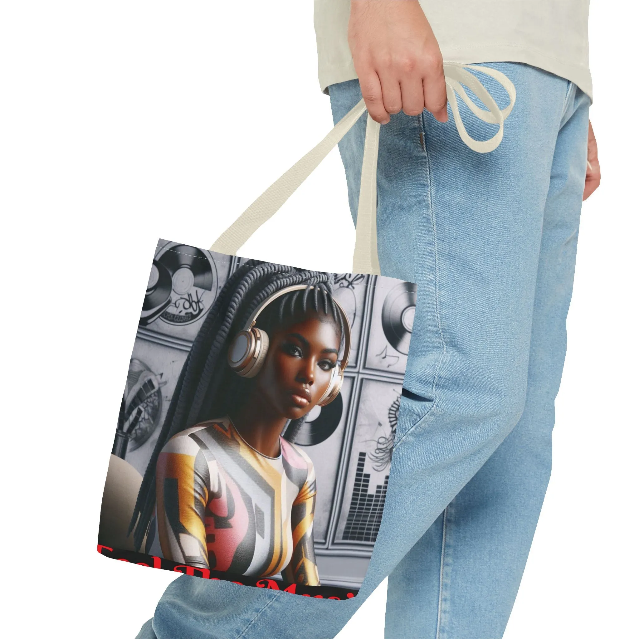 Feel The Music Tote Bag (AOP) #FM7