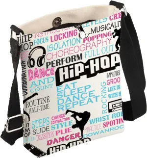 FEELMEM Hip Hop Dancer Gifts Hip Hop Dance Crossbody Bag Hip Hop Dancing Themed Crossbody Purse Hip Hop Competition Gifts