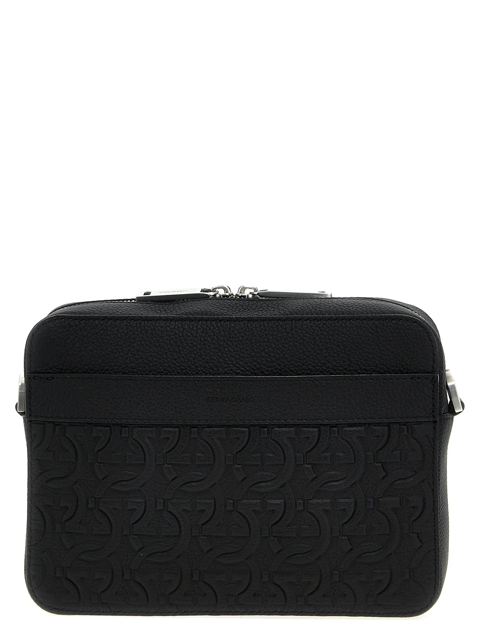 Ferragamo Embossed Logo Crossbody Bag