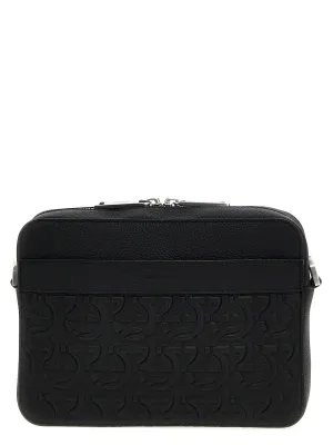 Ferragamo Embossed Logo Crossbody Bag